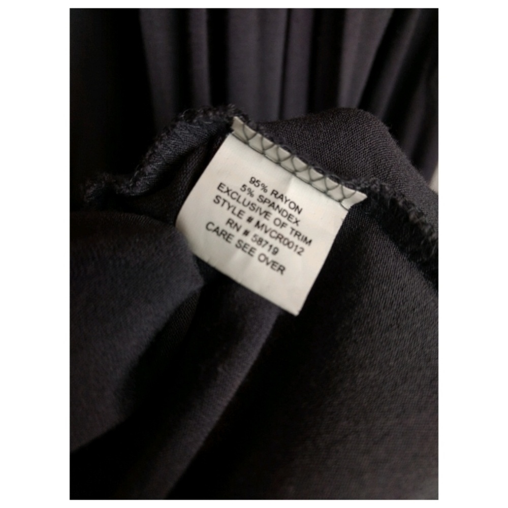 Gray Open Front  Cardigan - Picture 4 of 5